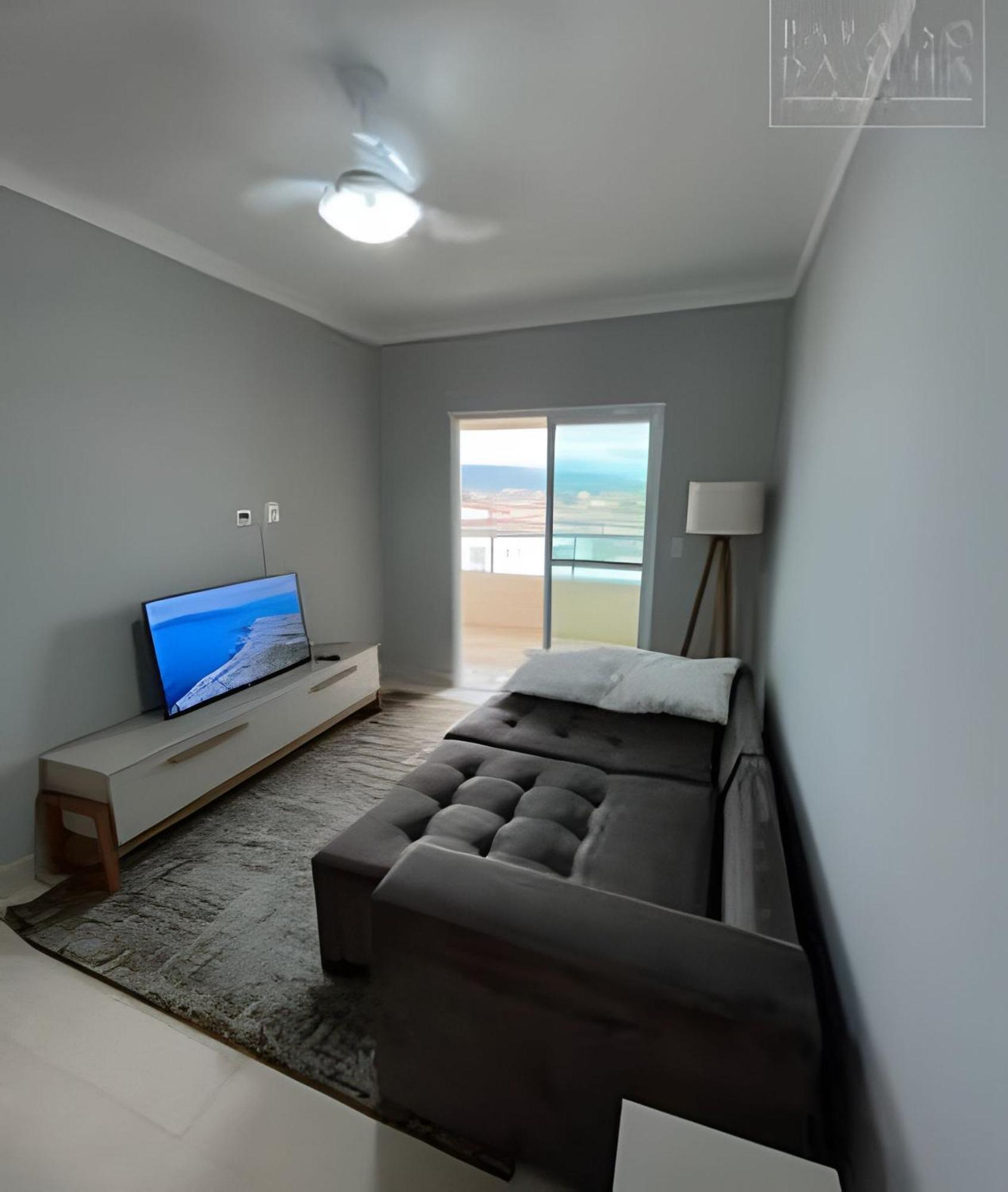 Apartamento Varanda E Churrasqueira Pe Na Areia Pg Praia Grande  Esterno foto