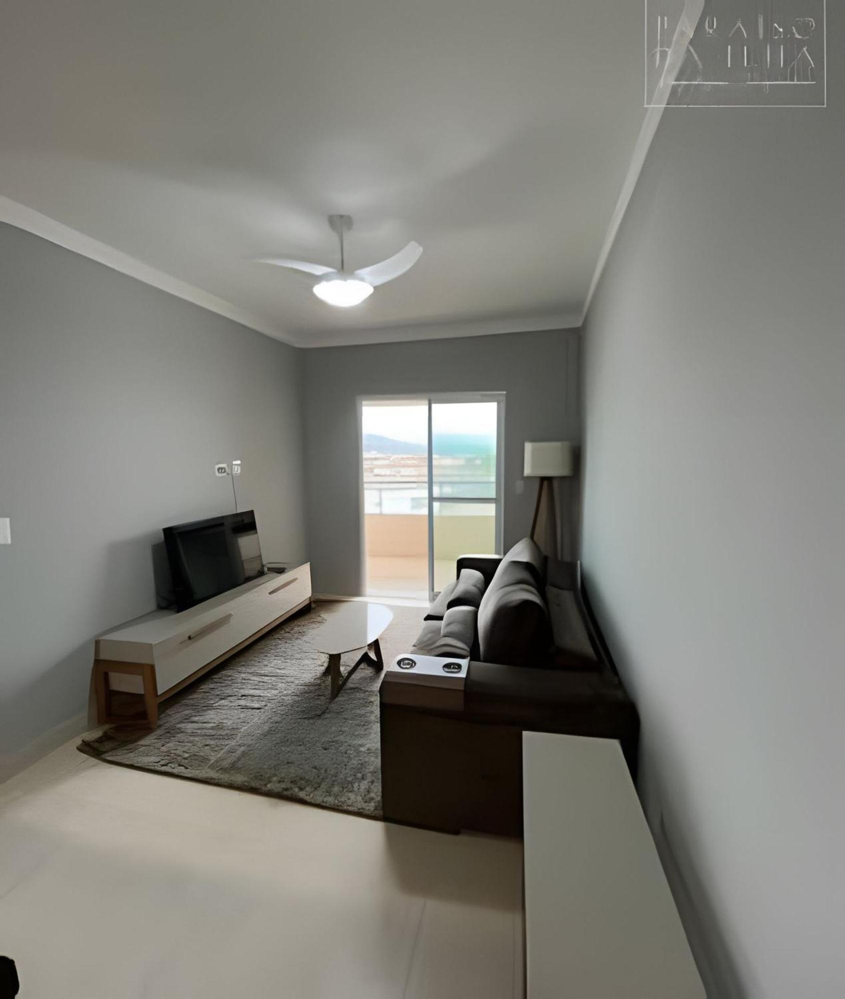Apartamento Varanda E Churrasqueira Pe Na Areia Pg Praia Grande  Esterno foto